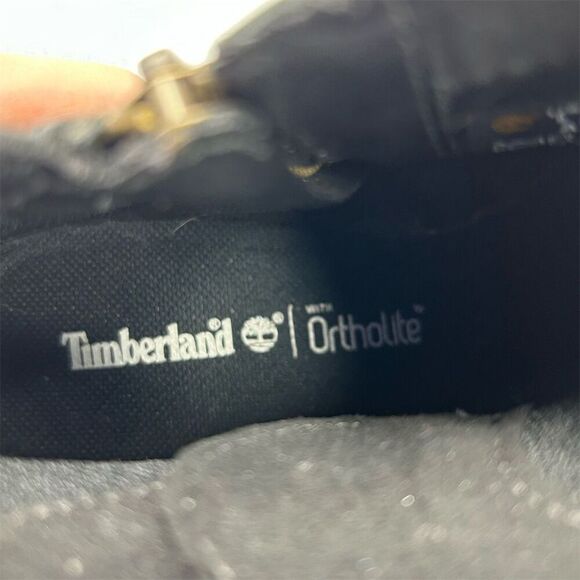 Timberland Ortholite Black Leather Chelsea Ankle Boots Size 9 Casual Fall - Picture 13 of 13